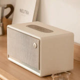 Edifier ES300 Bluetooth Lautsprecher, Creme - 60W Hi-Res Audio, AirPlay 2, LDAC, 12h Akku, Multiroom, USB & AUX