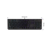 ENDORFY EY5A121 - Tastatur (Eng. Layout, QWERTY) Thock Kailh BL, Beleuchtet, Schwarz