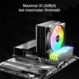 be quiet! Pure Rock 3 LX CPU Luftkühler mit ARGB