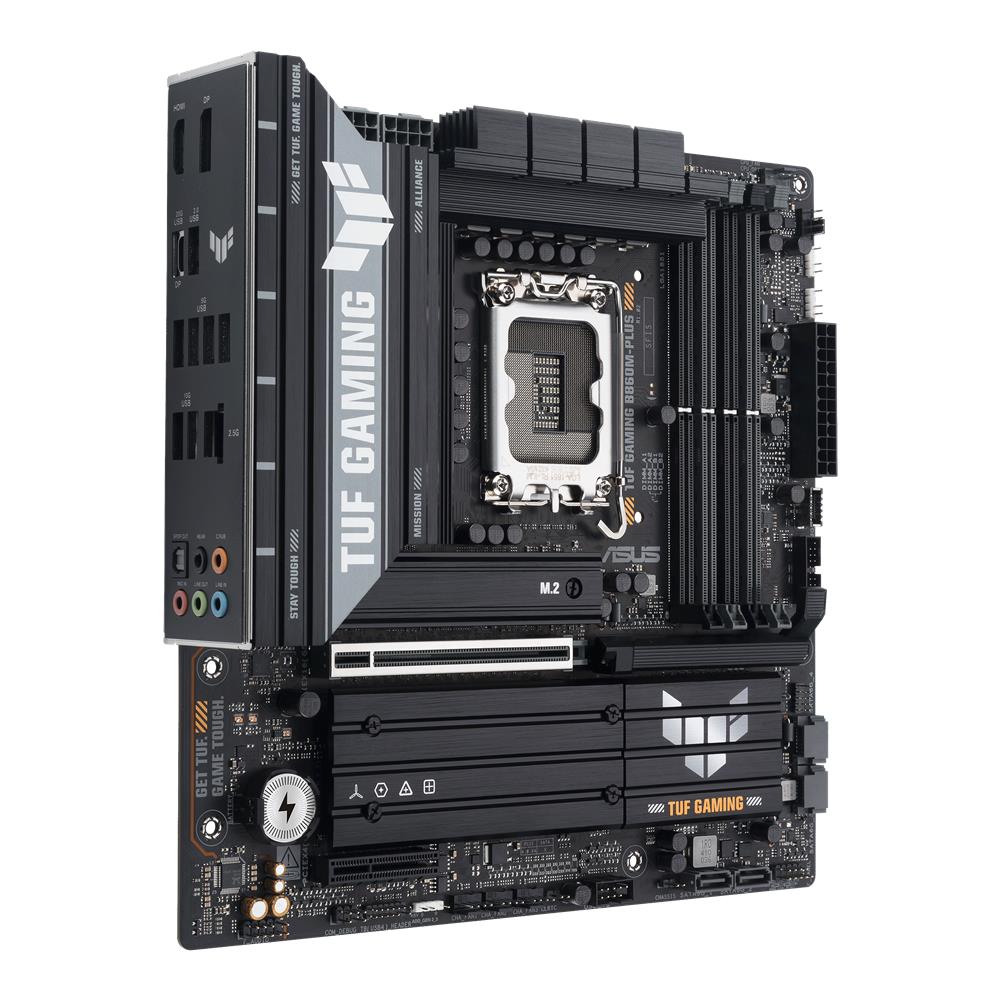 ASUS TUF Gaming B860M-PLUS Mainboard LGA 1851 mATX DDR5 PCIe 5.0 Aura Sync