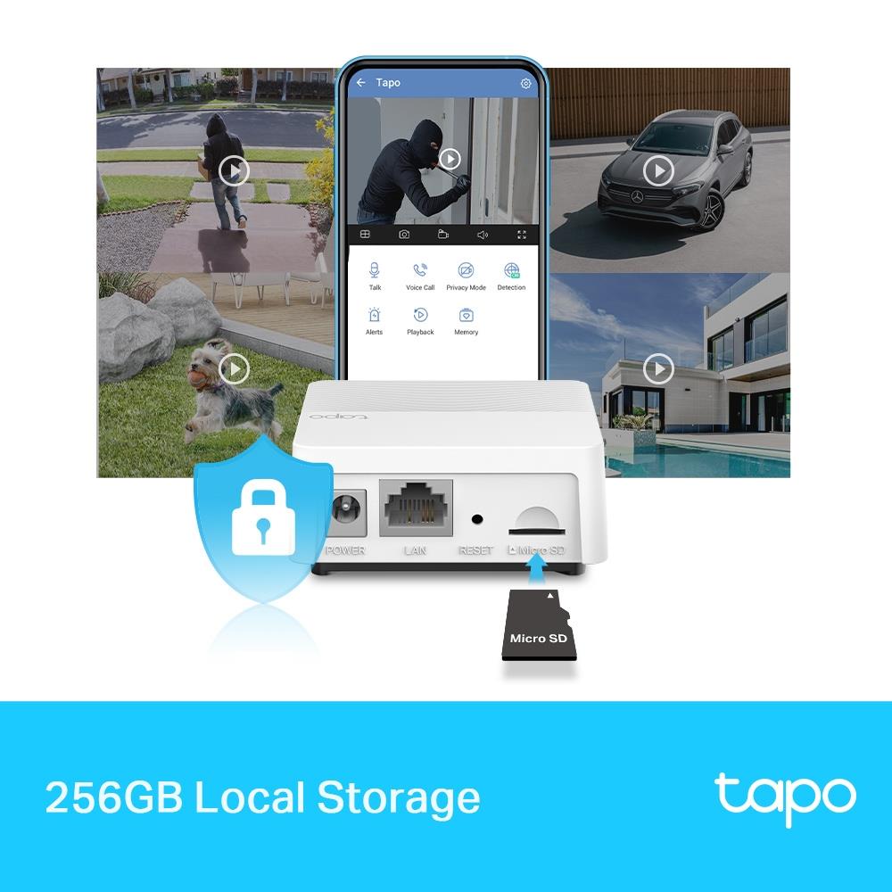TP-Link Tapo H200 – Smart Hub mit Alarm & lokaler Speicherung für Tapo-Geräte
