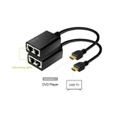 LogiLink HDMI-Extender-Set über LAN 30 m 1080p/60 Hz Pigtail 0,3 m