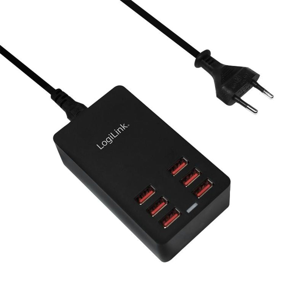 LogiLink USB Tischladeadapter 8x USB-Port 44W