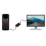 LogiLink DisplayPort Adapter Konverter DP/F zu DP/F UHD 8K@60Hz schwarz Ultra HD