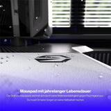 ENDORFY Crystal Onyx White XL Mauspad weiß rutschfest 900 x 400 mm