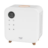 Adler AD 7974W Ultraschall Luftbefeuchter 5,5 L, Top Fill Raumluftbefeuchter mit Hygrostat 40-80 %, LED Display, Kaltnebel, Nachtmodus, Pflanzenmodus, Timer, Weiß