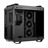ASUS TUF Gaming GT502 Horizon TG ARGB Black Zweikammer PC Gehäuse mit 4 ARGB Lüftern