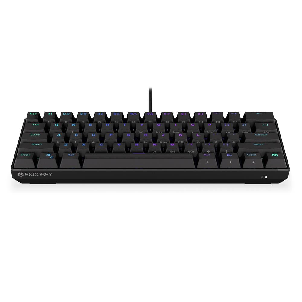 ENDORFY EY5A071 - Keyboards (US) Thock Compact Kailh RD, Tastatur, Schwarz, ENG-Layout, Beleuchtet