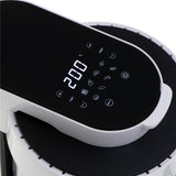 Adler AD 6316 Heißluftfritteuse mit Glasschüssel 3L Airfryer 8 Programme Timer weiß schwarz