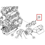 Nilfisk Original 56511546 Hauptauspuff WG972 Motor Ersatzteil