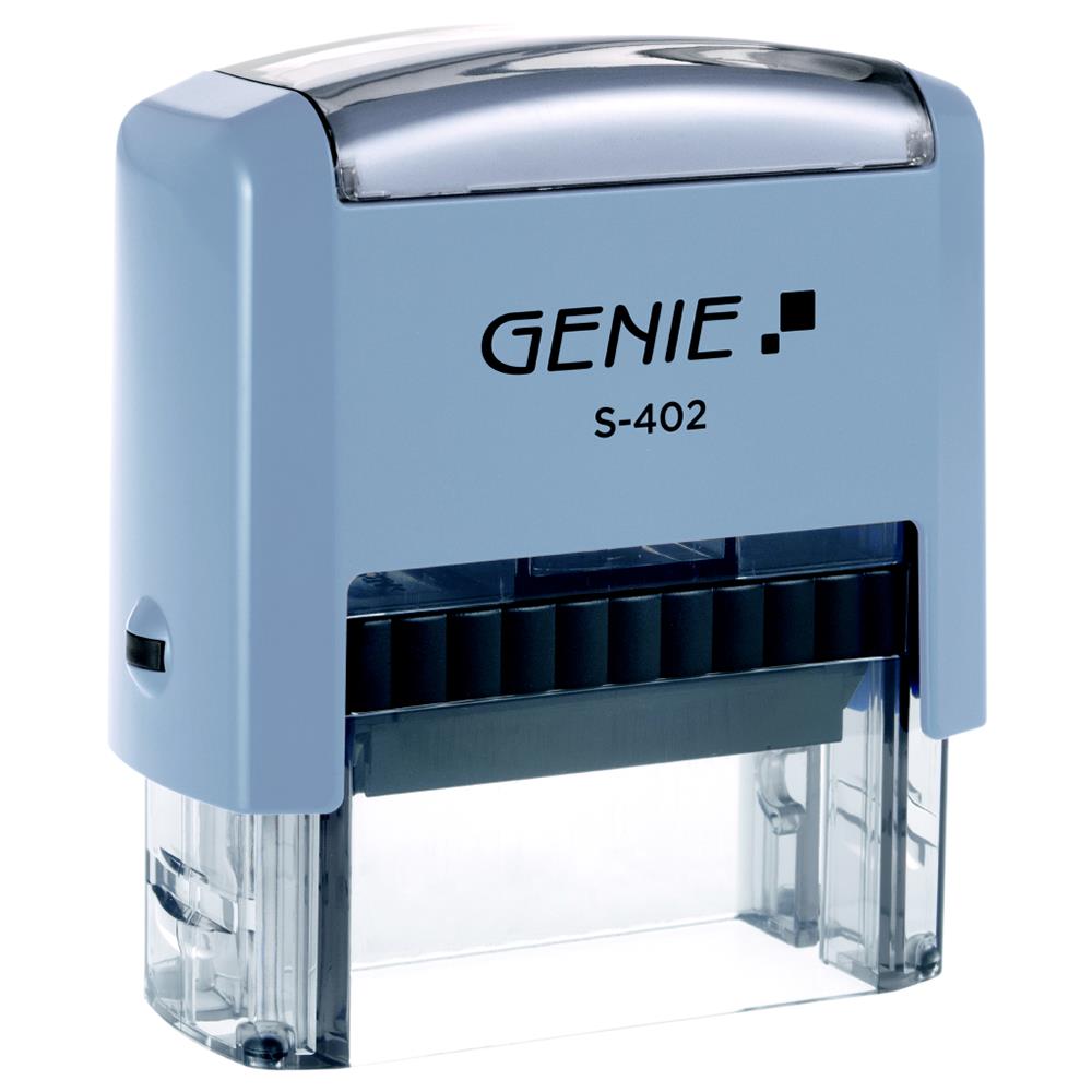 GENIE Selbstfärbendes Stempel Set S-402, 4 Zeilen