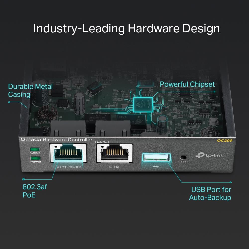 TP-Link OC200 Omada-Hardware-Controller Management für bis zu 100 Omada-Accesspoints