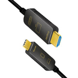 LogiLink USB 3.2 Gen2 Type-C Kabel, C/M zu HDMI/M, 4K/60 Hz, AOC, schwarz, 15m