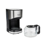 Adler AD 4407 Express-Kaffeemaschine Schwarz/Silber 0,7L 550 Watt mit Glaskanne