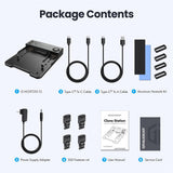 GRAUGEAR Bidirektionale Klonstation für M.2 SATA NVMe und 2,5 3,5 Zoll HDD SSD