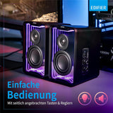 Edifier QR30 Schwarz – Aktiver 30W Desktop-Lautsprecher mit Bluetooth 5.4 & RGB