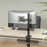 LogiLink Monitorhalterung 17–32", Armlänge 200 mm, Tischmontage, Schwarz