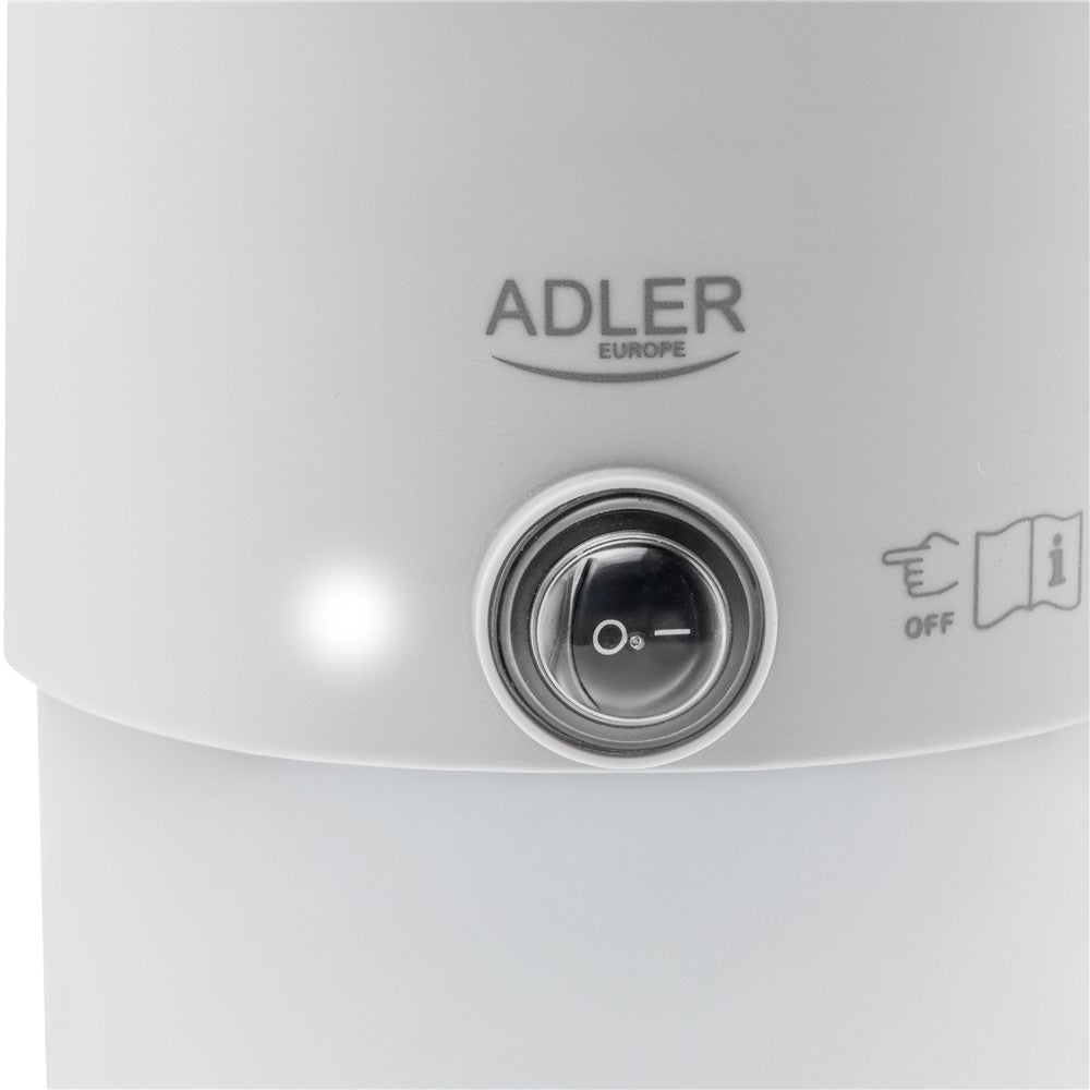 Adler AD 1388g Reisewasserkocher 0,8L kompakt leicht klappbarer Griff Grau Camping