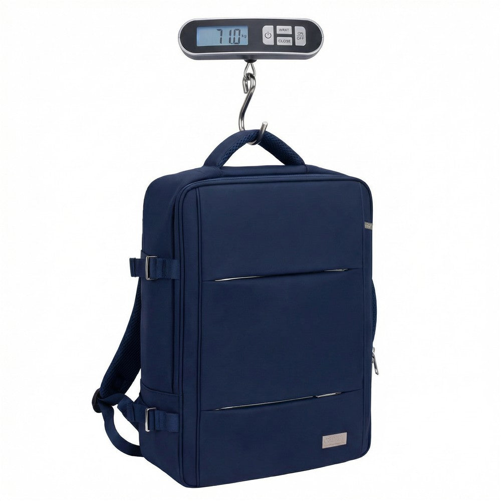 Camry CR 6881nb Business Rucksack 24 L erweiterbar, Handgepäck Rucksack 40x20x30 cm, Laptoprucksack bis 15,6 Zoll, RFID, USB, YKK-Reißverschlüsse, wasserabweisend