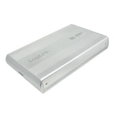 LogiLink Festplattengehäuse 3,5", SATA, USB 3.0, Alu, silber