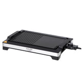 Adler AD 6614 Elektrischer Tischgrill in Schwarz, 3000 Watt, mit antihaftbeschichtete Heizplatte