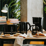 Adler AD 3224 Toaster Schwarz mit Brötchenaufsatz und 7 Stufen