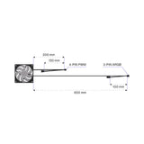 ENDORFY Fluctus 120 PWM ARGB, PC-Lüfter, schwarz, Anti-Vibrations-Pads