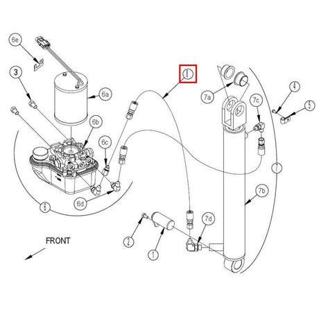 Nilfisk Original 56509382 Hose Assy Schlauchleitung
