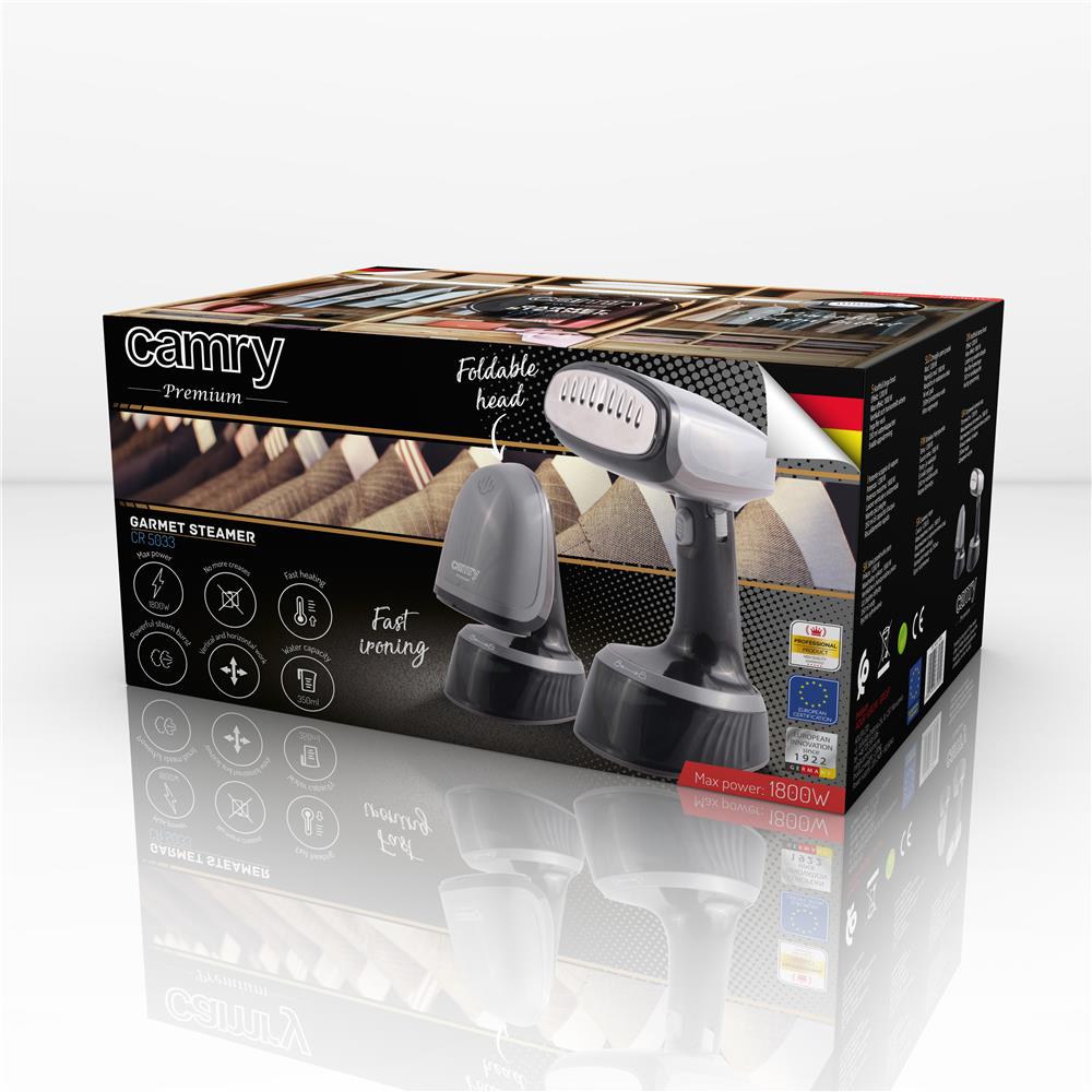 Camry CR 5033 Kleidungsdampfer 1800 Watt Schwarz