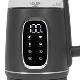 Adler AD 1305 Glas-Wasserkocher mit Temperaturregelung, LED-Anzeige, 1,7 L, 2200 W