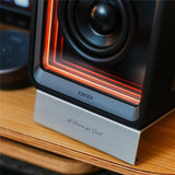 Edifier Aluminium Lautsprecherständer – 10° Neigung, vibrationsdämpfend, silber