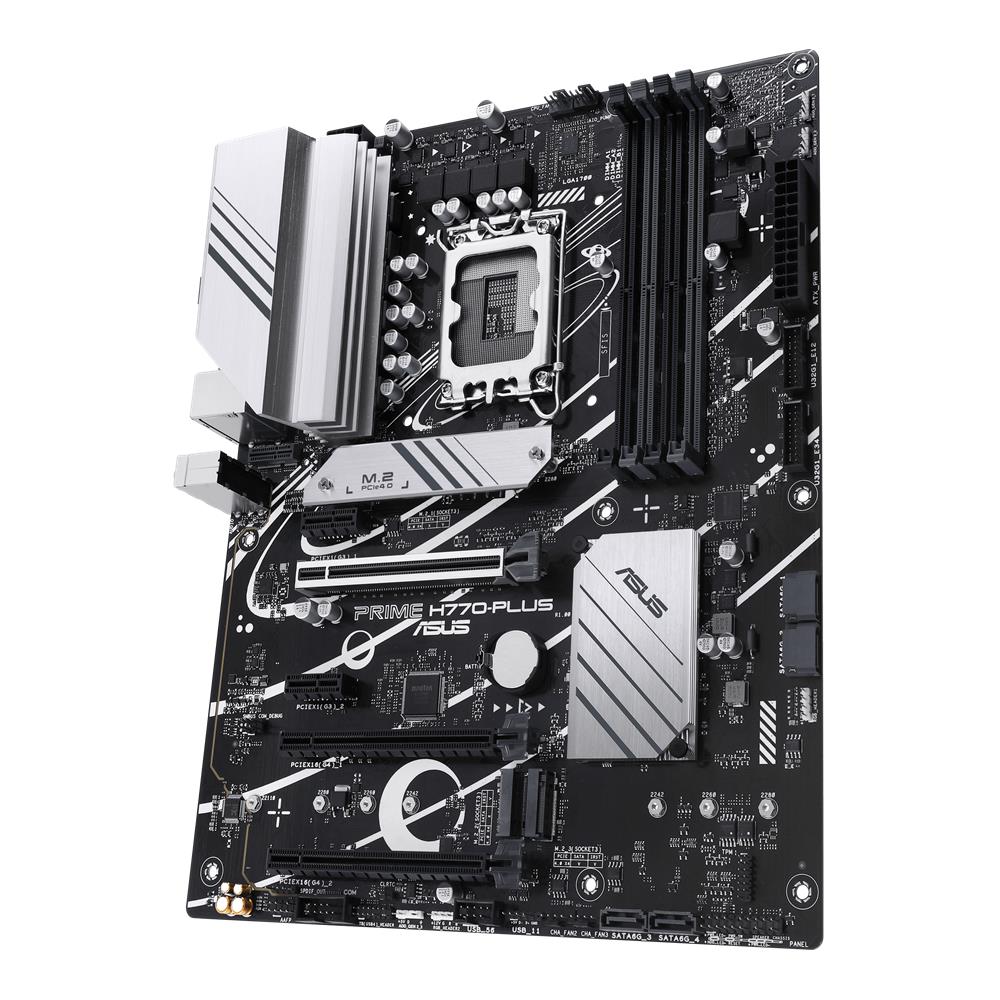 ASUS PRIME H770-PLUS Gaming Mainboard Sockel Intel LGA 1700 (ATX, DDR5, PCIe 4.0 M.2, Thunderbolt 4)