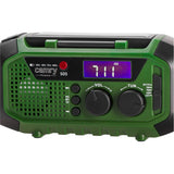 Camry CR 1919 Notfallradio mit Solar, Kurbel, Bluetooth, 4000 mAh Powerbank, Taschenlampe und Leselampe