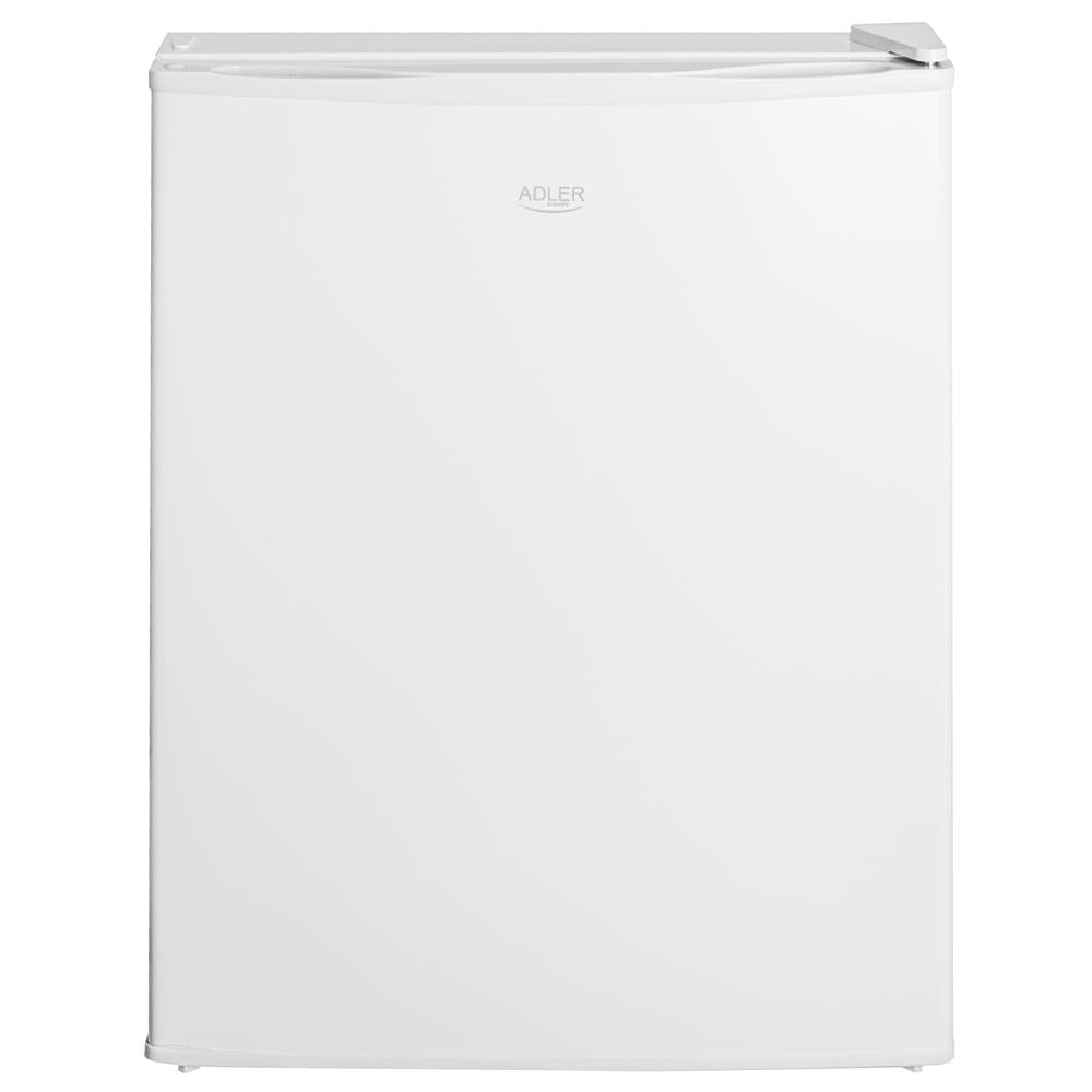 Adler AD 8097 Unterbau Kühlschrank 58 L, kompakter Mini Kühlschrank freistehend, Hotelkühlschrank Büro Küche, wechselbarer Türanschlag, leise 40 dB, Weiß