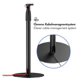 LogiLink Lautsprecherständer für SONOS ERA 100 & 300, höhenverstellbar, max. 5 kg, Schwarz