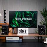 Edifier M60 ultrakompakte 2.0 Desktoplautsprecher (66 Watt) mit Bluetooth V5.3, Schwarz