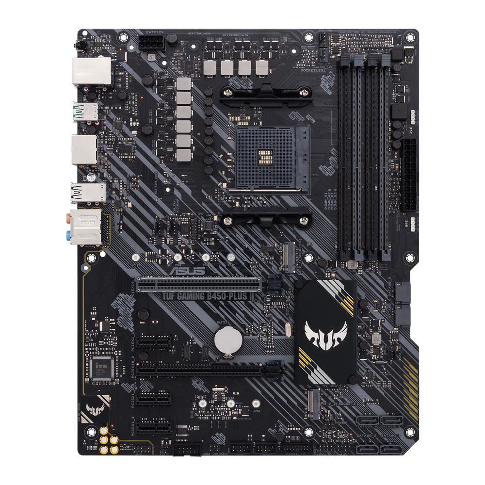 ASUS TUF Gaming B450-Plus II Mainboard Sockel AM4 (ATX, AMD Ryzen, DDR4, M.2, USB 3.1 Gen1+ Gen2)