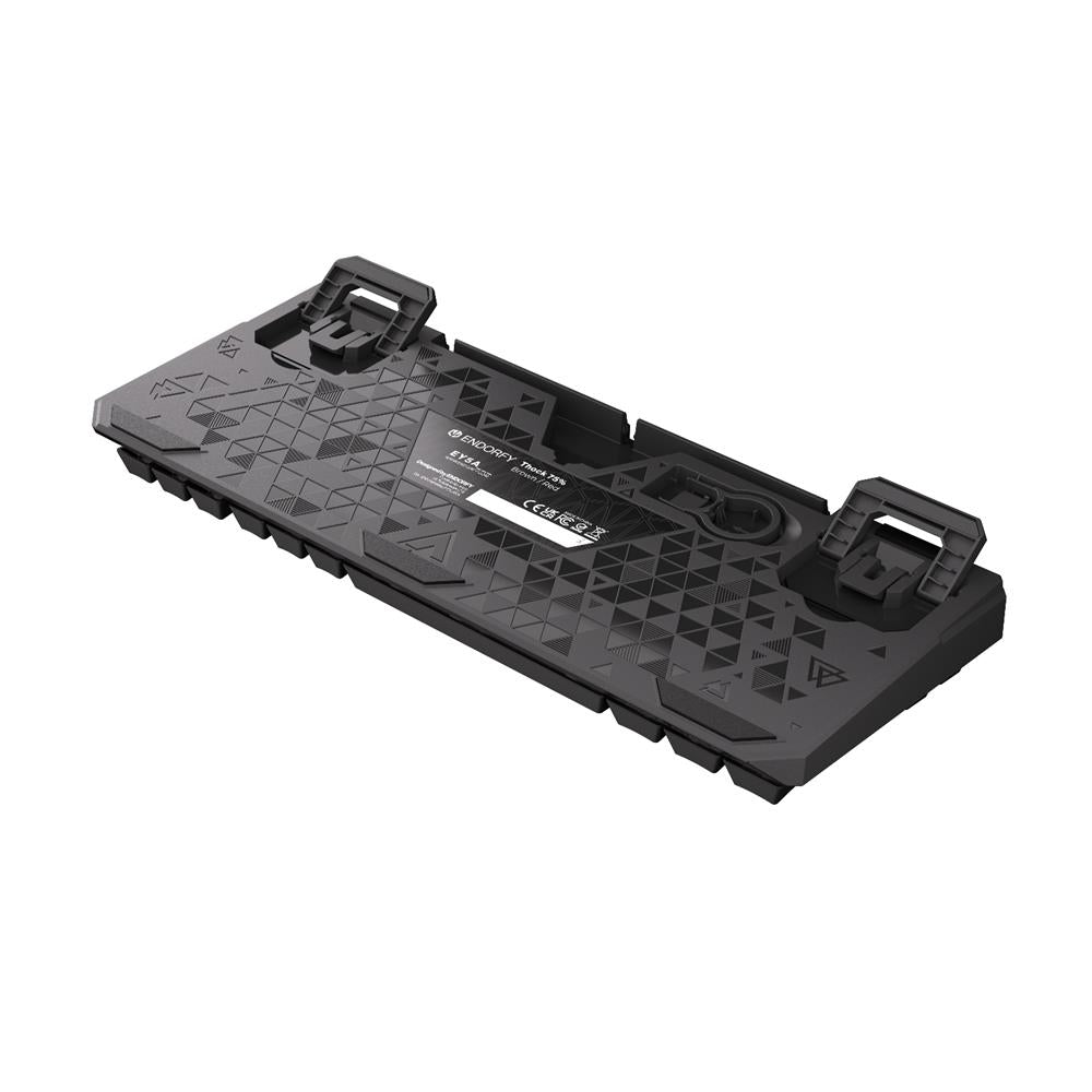 ENDORFY EY5A076 - Keyboards (US) Thock 75% Kailh RD, Tastatur, Schwarz, ENG-Layout, Beleuchtet