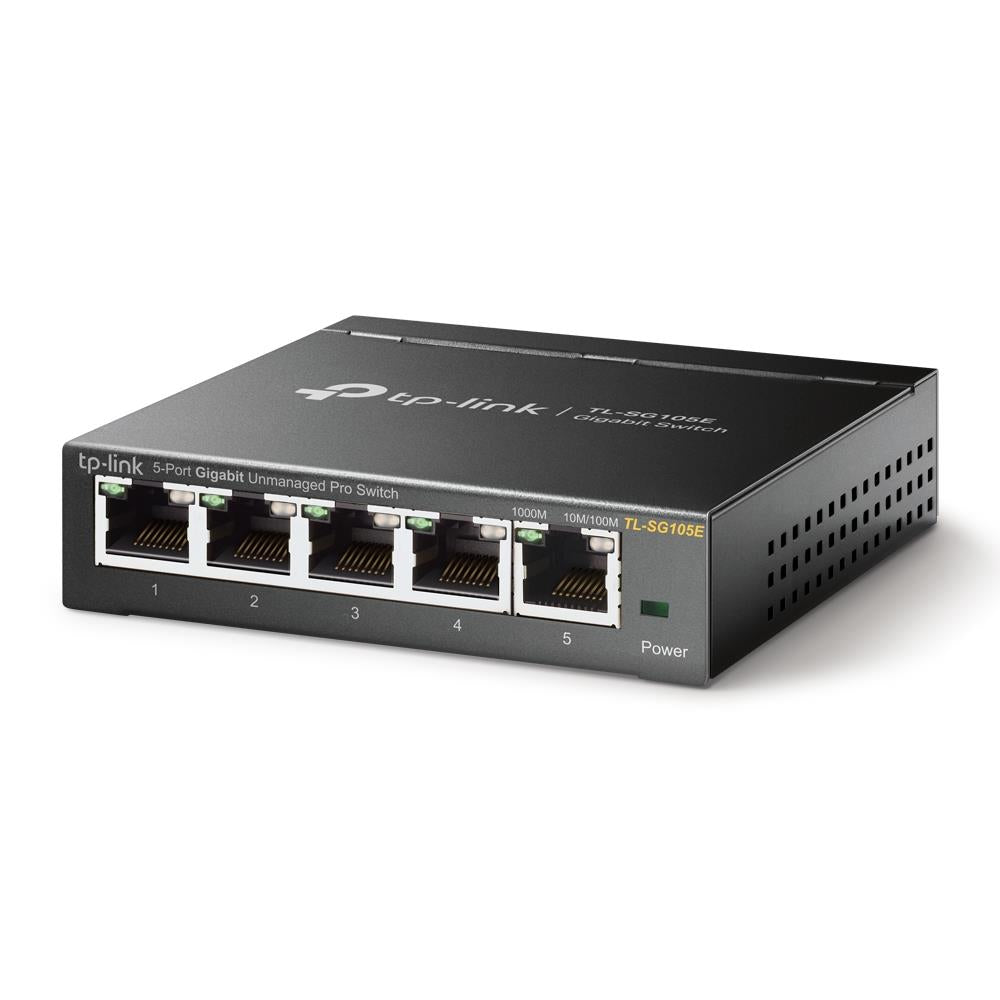 TP-Link TL-SG105E V2.0 5-Ports Gigabit Easy Smart Managed Netzwerk Switch Metallgehäuse