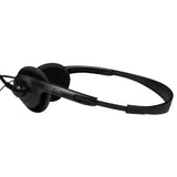 LogiLink Stereo-Headset, 2x 3,5-mm-Klinkenstecker, mit Bügelmikrofon, in Eco-Box, Schwarz