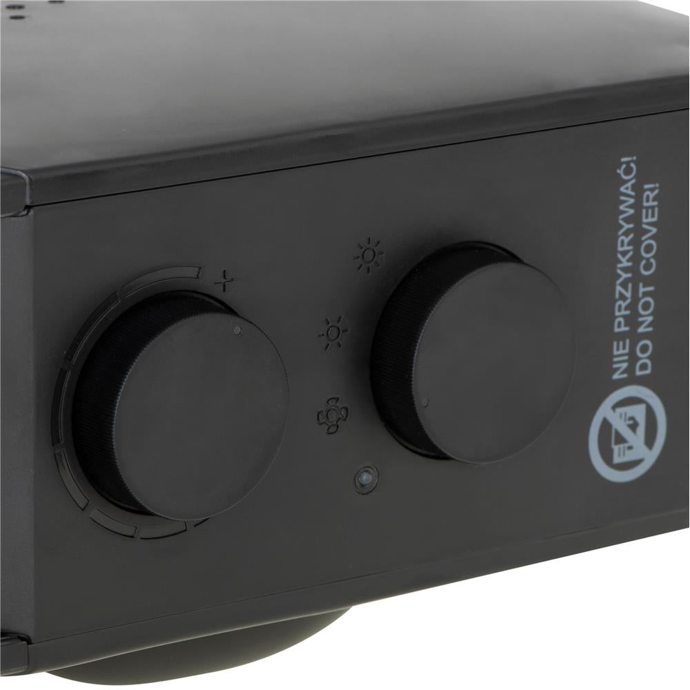 Adler AD 7725b Thermoventilator 2000 Watt Schwarz Heizgerät mit Thermostat
