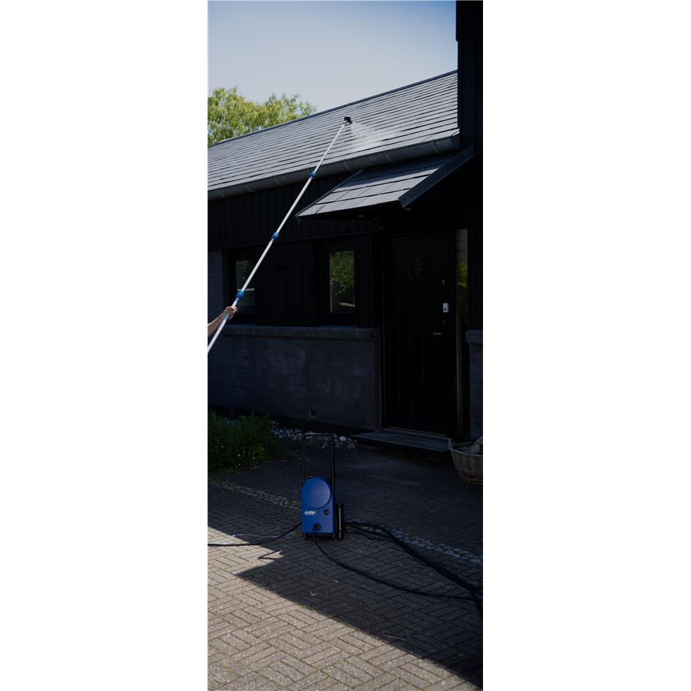 Nilfisk 128502121 Hochdruck Teleskoplanze Dachreiniger mit Schultergurt Gentle Düse