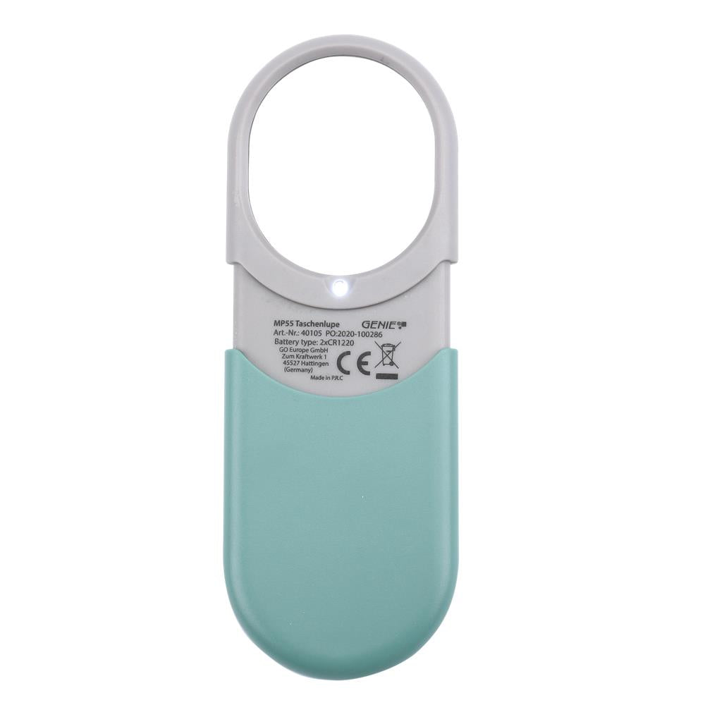 GENIE MP 55 Taschenlupe mit LED-Beleuchtung, grün