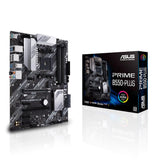 ASUS Prime B550-Plus Gaming Mainboard Sockel AM4 ATX Ryzen PCIe 4.0 2x M-2 1Gbit/s-Ethernet