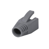 LogiLink Knickschutztülle für RJ45-Stecker, 8,0mm, Grau, 10 Stück