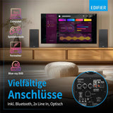 Edifier R2000DB – 2.0 Bluetooth Lautsprecher, 120W RMS, Optical, Warm Oak