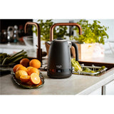 Adler AD 1295b Wasserkocher in Schwarz, 1,7 Liter, 2200 Watt, mit LCD-Anzeige und Temperaturregelung