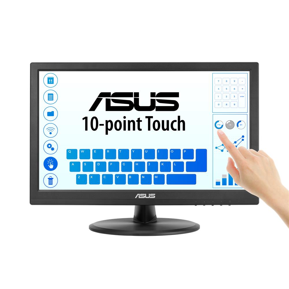 ASUS VT169HE 15,6 Zoll Touch Monitor FHD IPS 10‑Punkt‑Touch HDMI Windows 11