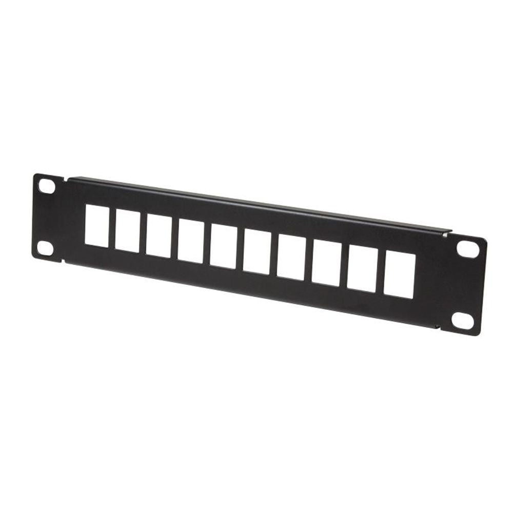 LogiLink 10" Keystone Panel für 10 Stecker Schwarz