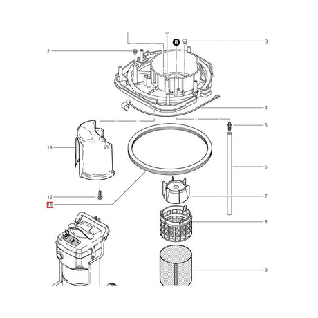 Nilfisk Original 11222 Dichtring